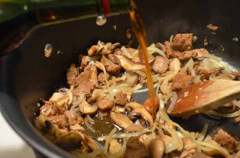 Three Mushroom Stroganoff