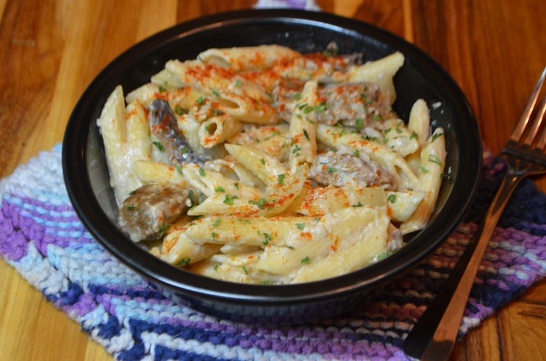 Three Mushroom Stroganoff