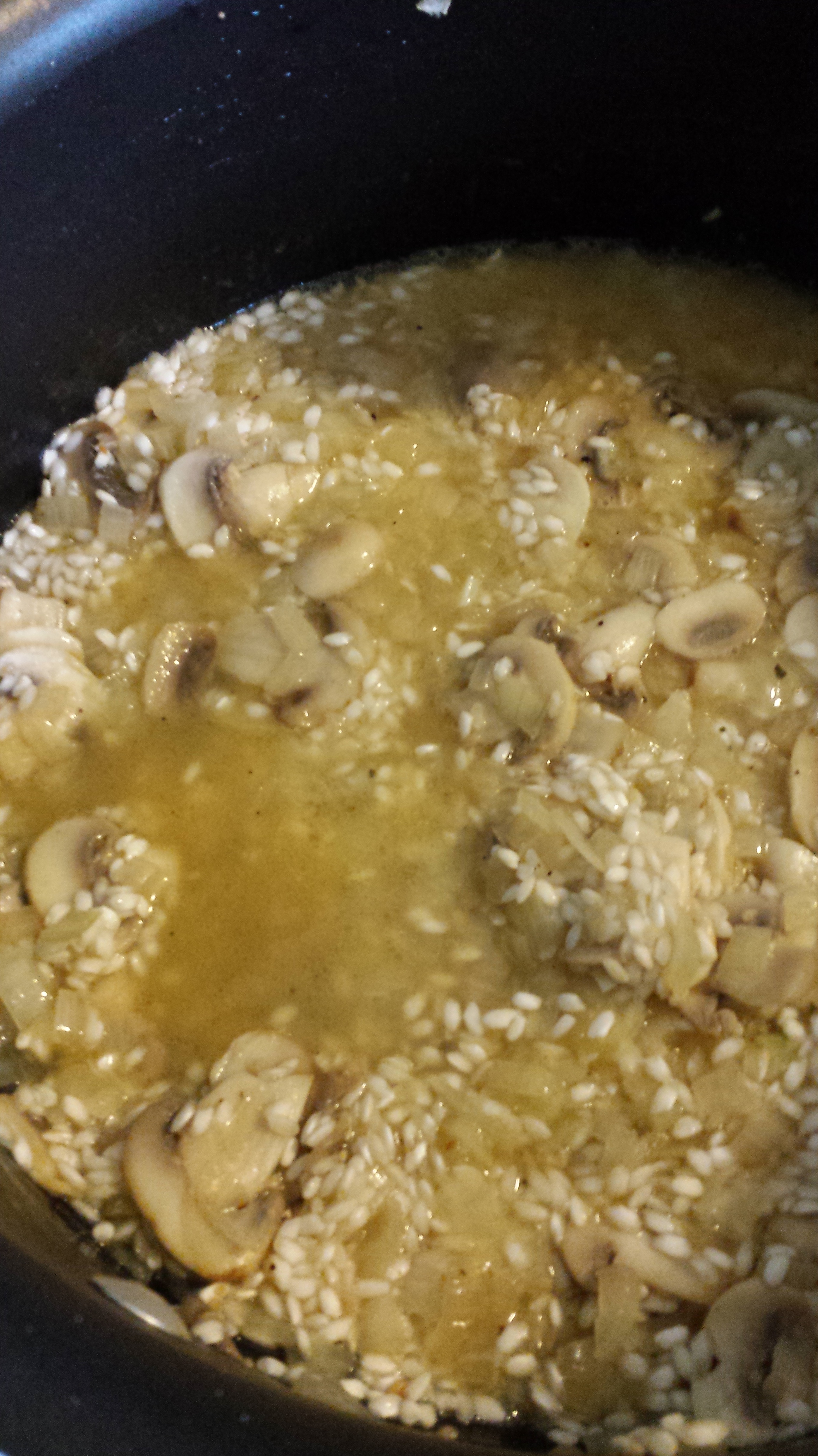 Mushroom and Onion Risotto