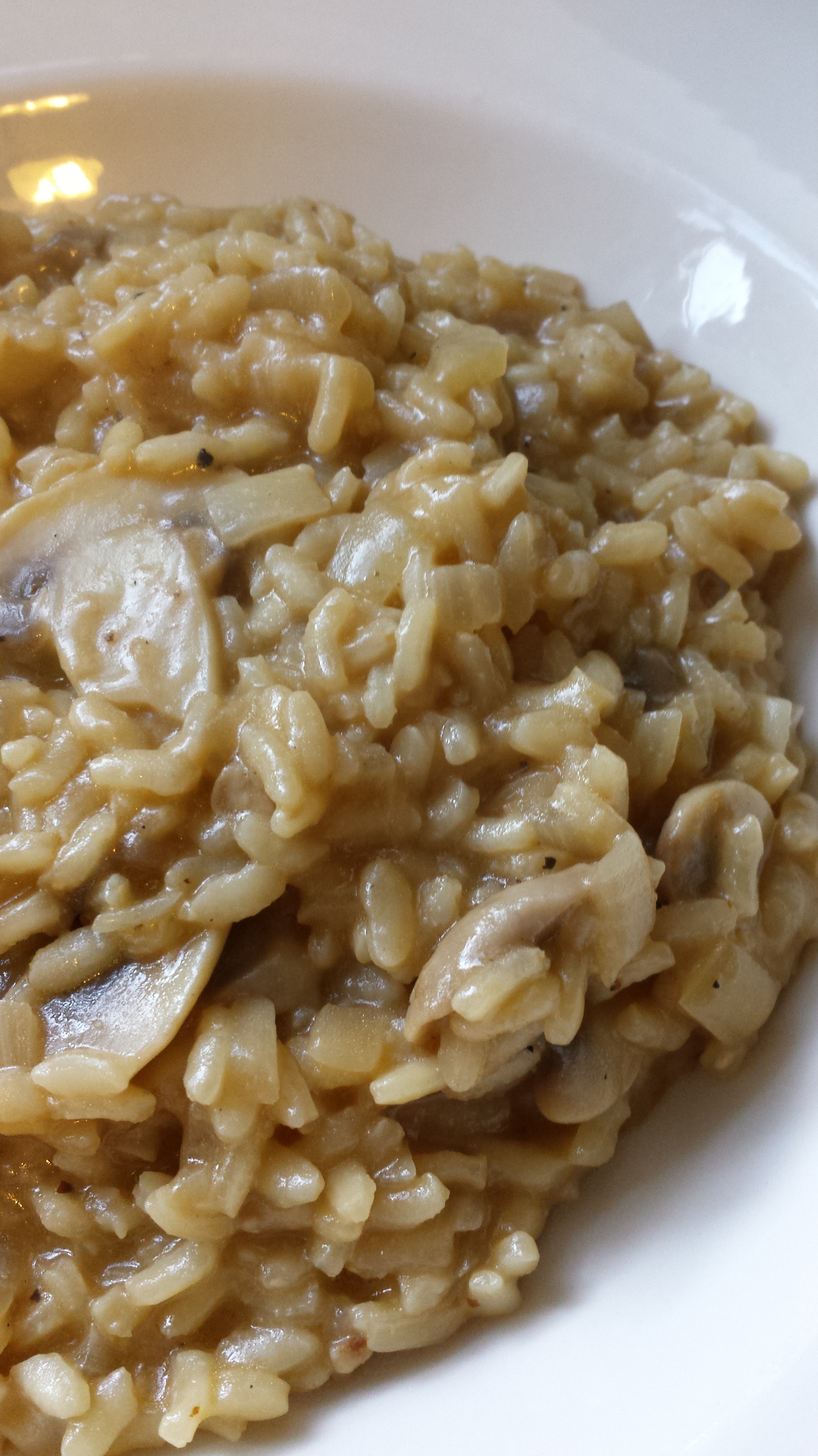 Mushroom and Onion Risotto
