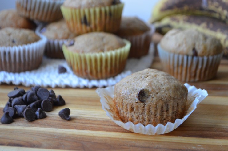 Chocolate Chip Banana Muffins Chocolate Chip Banana Muffins