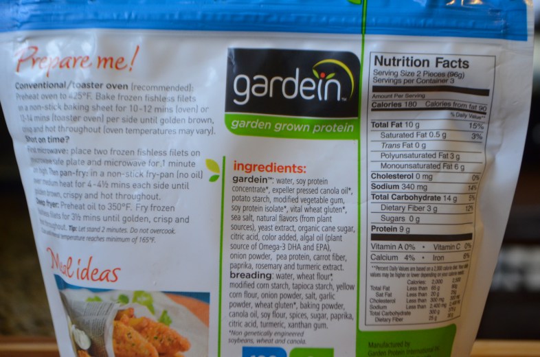 Review: Gardein Fishless Filets