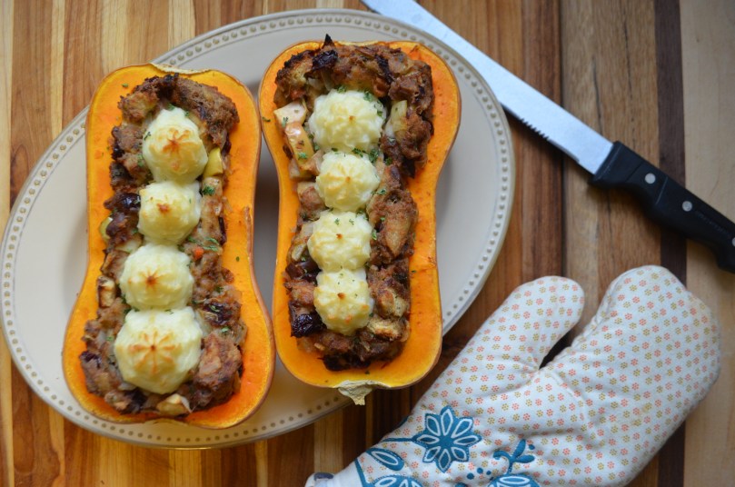 Thanksgiving Stuffed Squash| Avocados and Ales