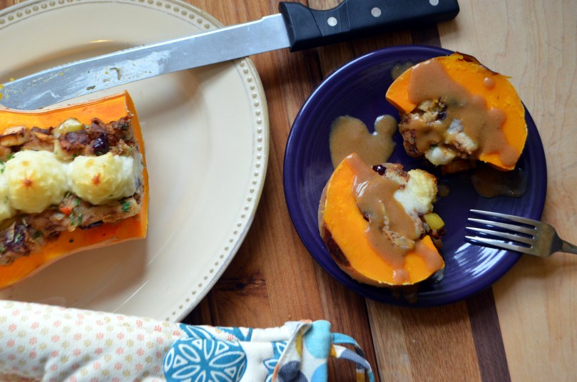 Thanksgiving Stuffed Squash| Avocados and Ales