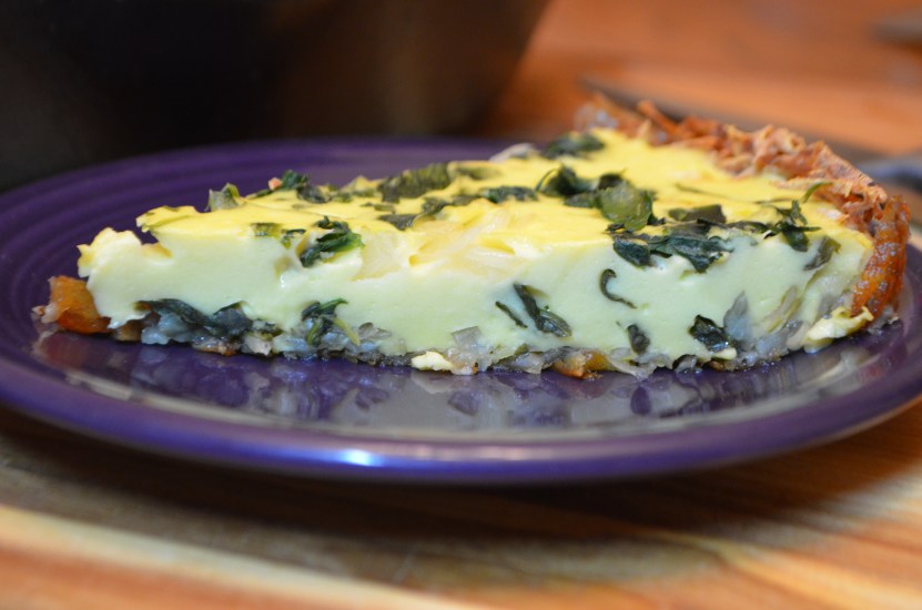 Quiche with VeganEgg by Follow Your Heart